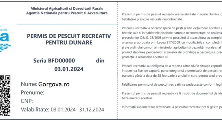 PERMIS PESCUIT ANPA: Pași Simpli, Pescuit Reușit