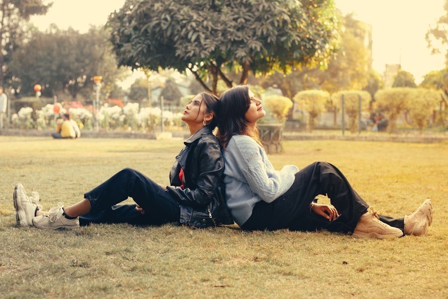 Photo healthy relationship with thoughts